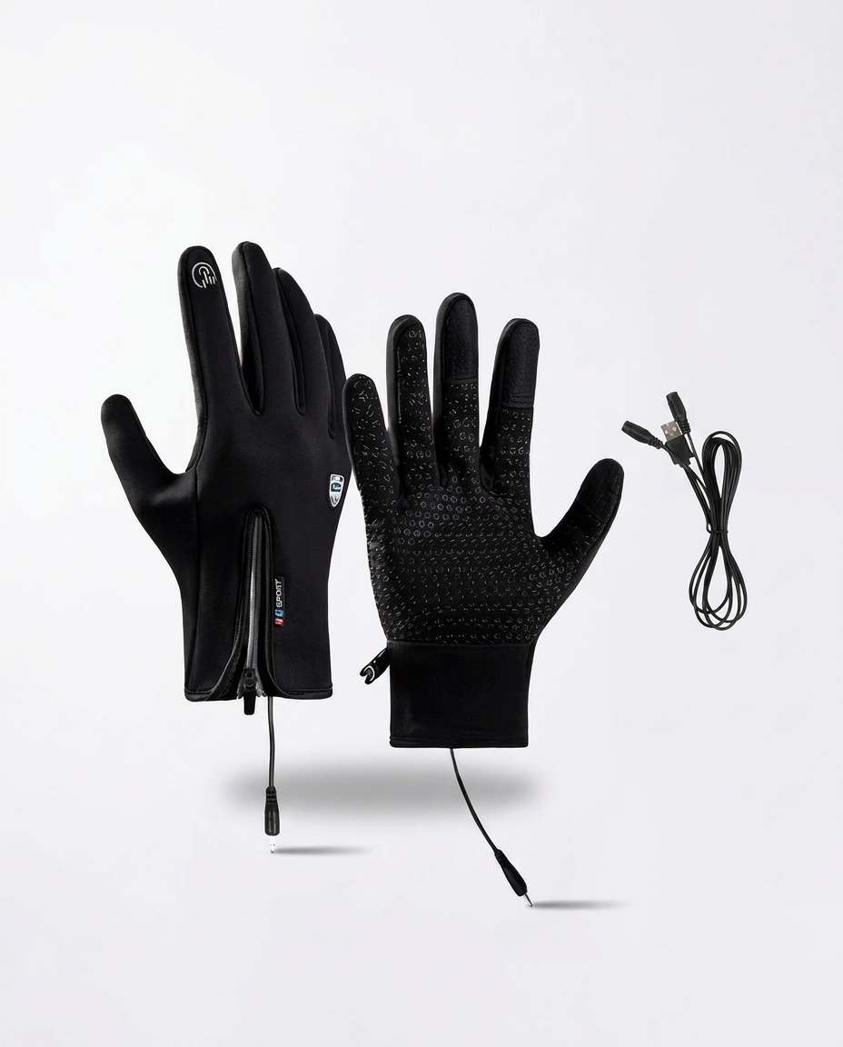 Alpenwarm beheizte Handschuhe mit USB-Kabel im Winter-Angebot